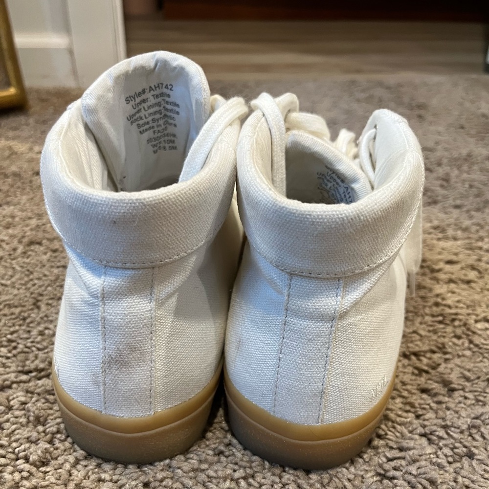Madewell Sidewalk High-top Sneakers in Recycled Canvas - Picture 2 of 6